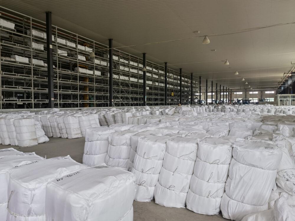 Hotel linen warehouse and order storage